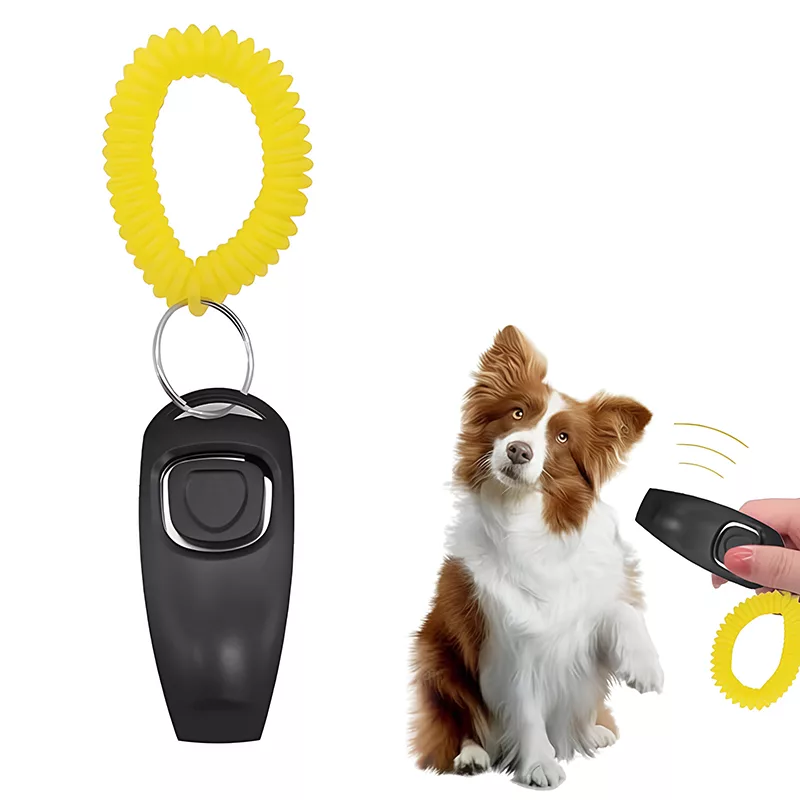 2-in-1 Dog Training Whistle & Clicker
