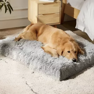 dog bed, washable dog bed, dog mattress, plush dog bed, warming dog bed, rectangle dog bed, dog cushion