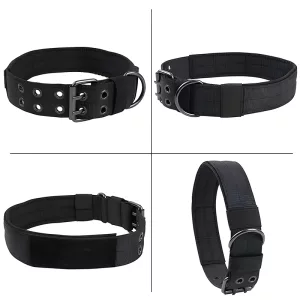 dog collar, tactical dog collar, military dog collar, adjustable dog collar