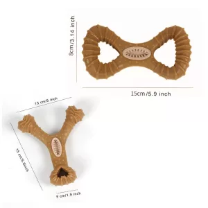 indestructible dog toy, dog chew stick, wooden dog toy, dog teeth cleaning toy