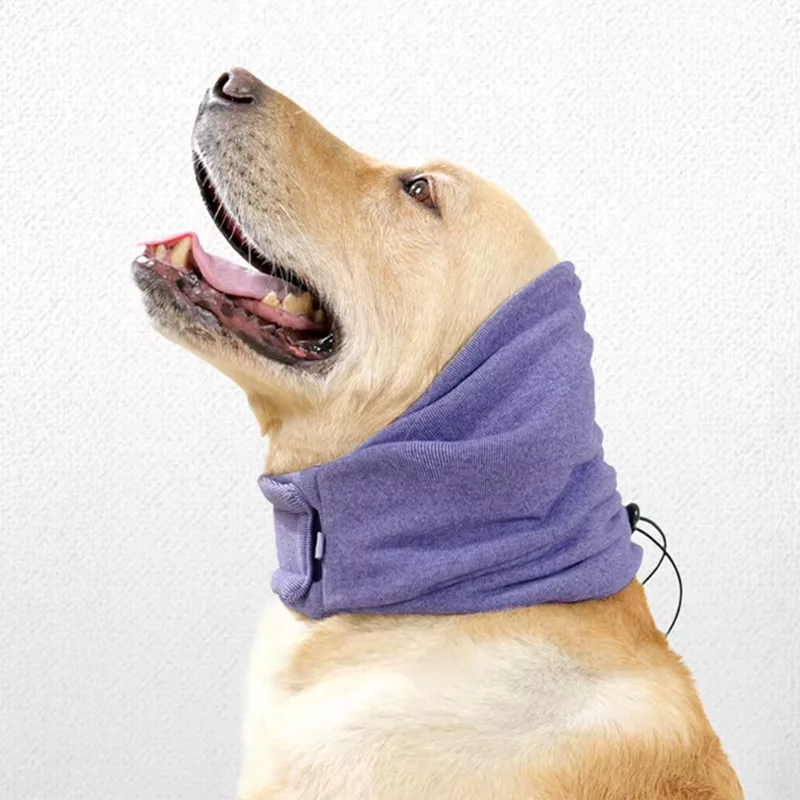 dog ear muffs, dog ear cover, dog ear protection, dog ear wrap, dog hearing protection