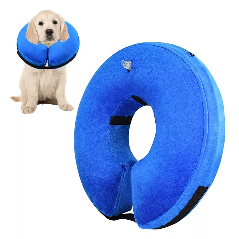 dog cone, inflatable dog collar, dog recovery collar, dog recovery cone, dog cone collar, soft cone for dogs